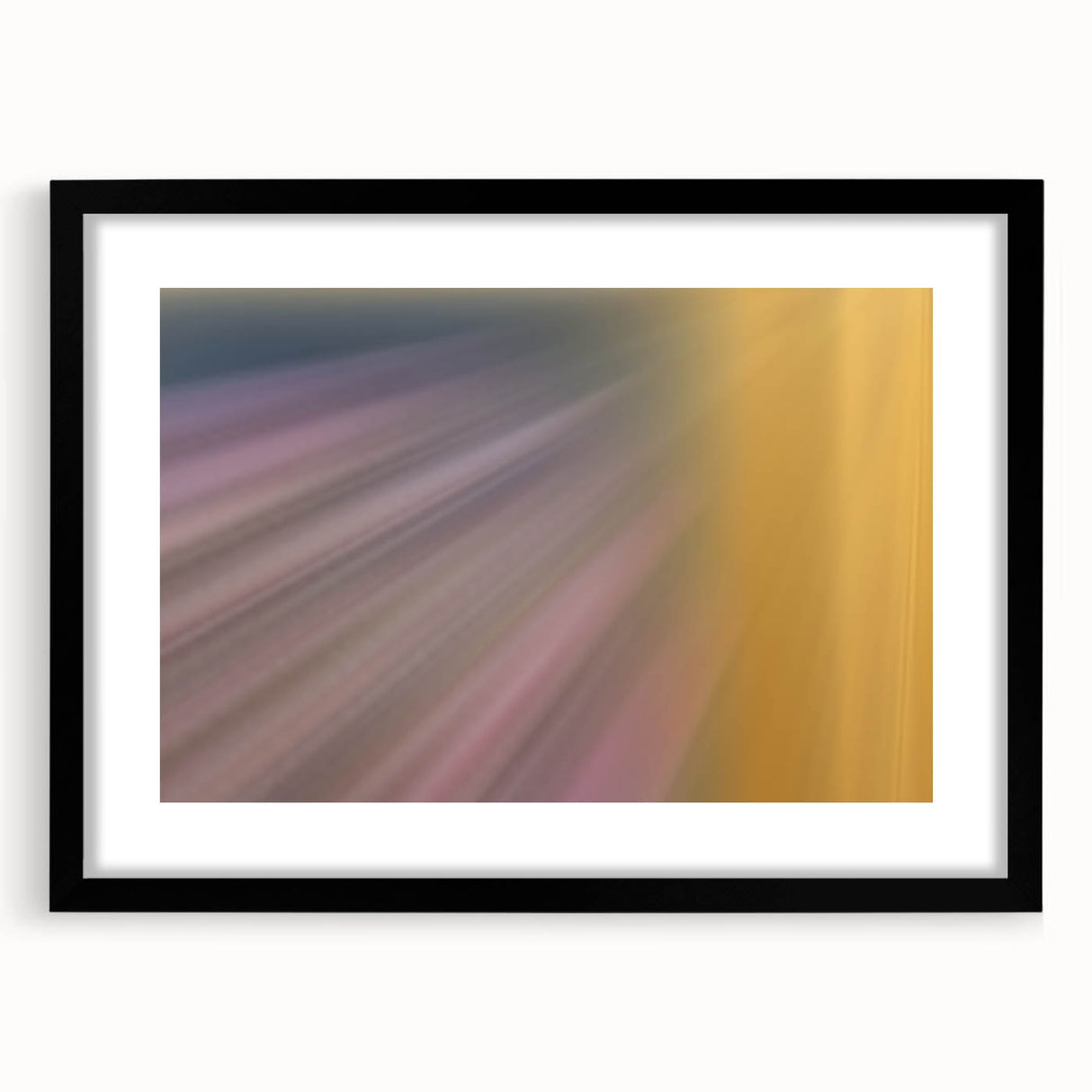Radiant Light Beam Abstract Wall Art – Pastel Motion Photography