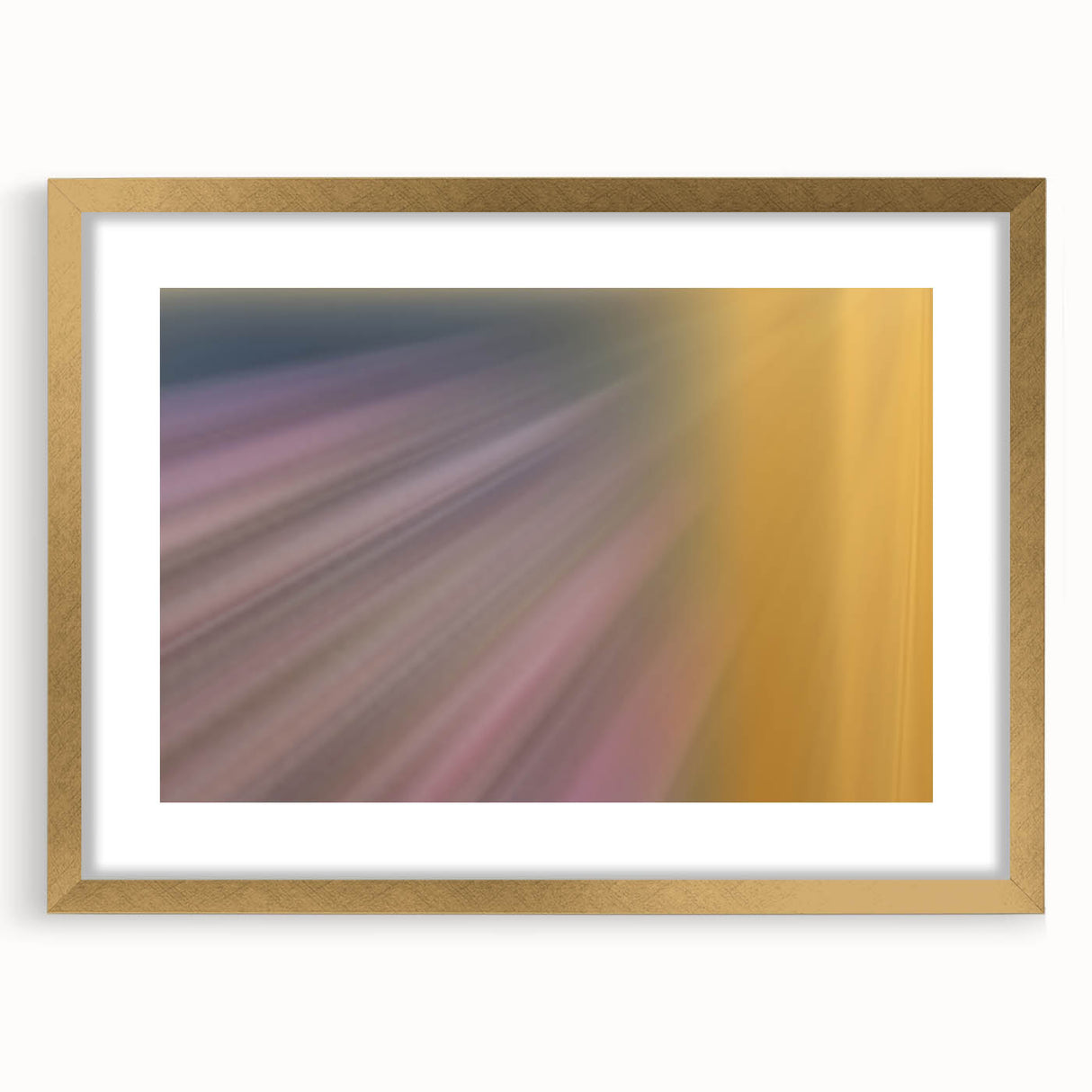 Radiant Light Beam Abstract Wall Art – Pastel Motion Photography