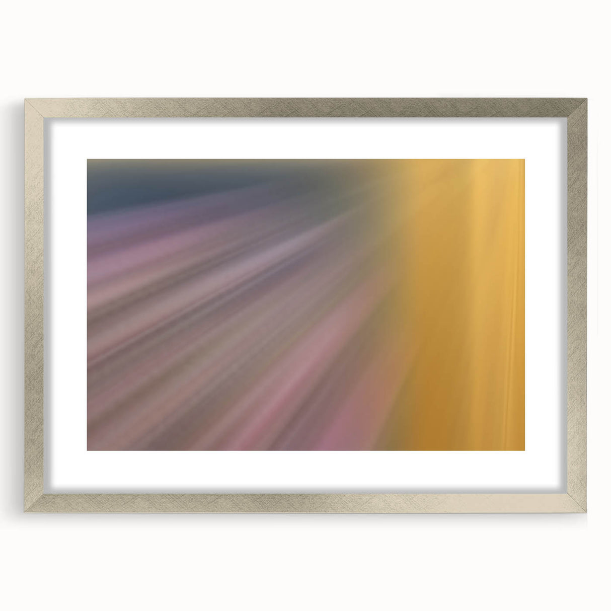 Radiant Light Beam Abstract Wall Art – Pastel Motion Photography