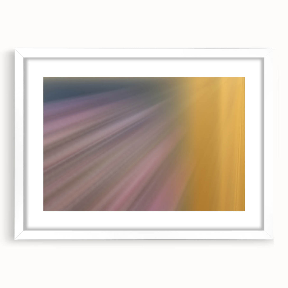 Radiant Light Beam Abstract Wall Art – Pastel Motion Photography
