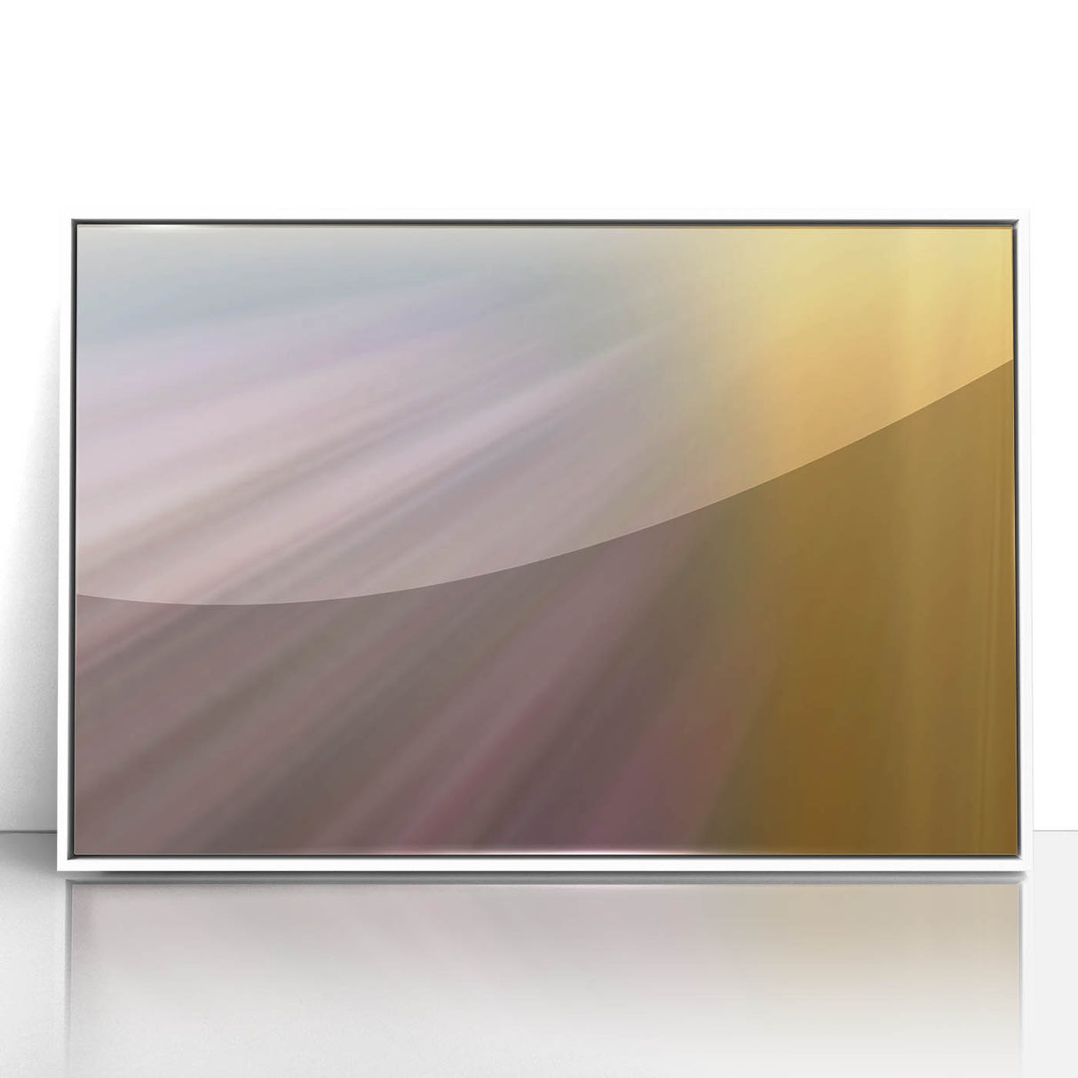 Radiant Light Beam Abstract Wall Art – Pastel Motion Photography