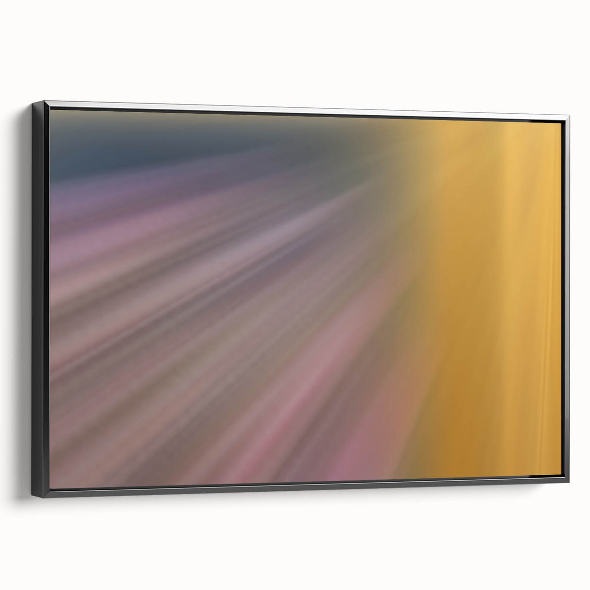 Radiant Light Beam Abstract Wall Art – Pastel Motion Photography