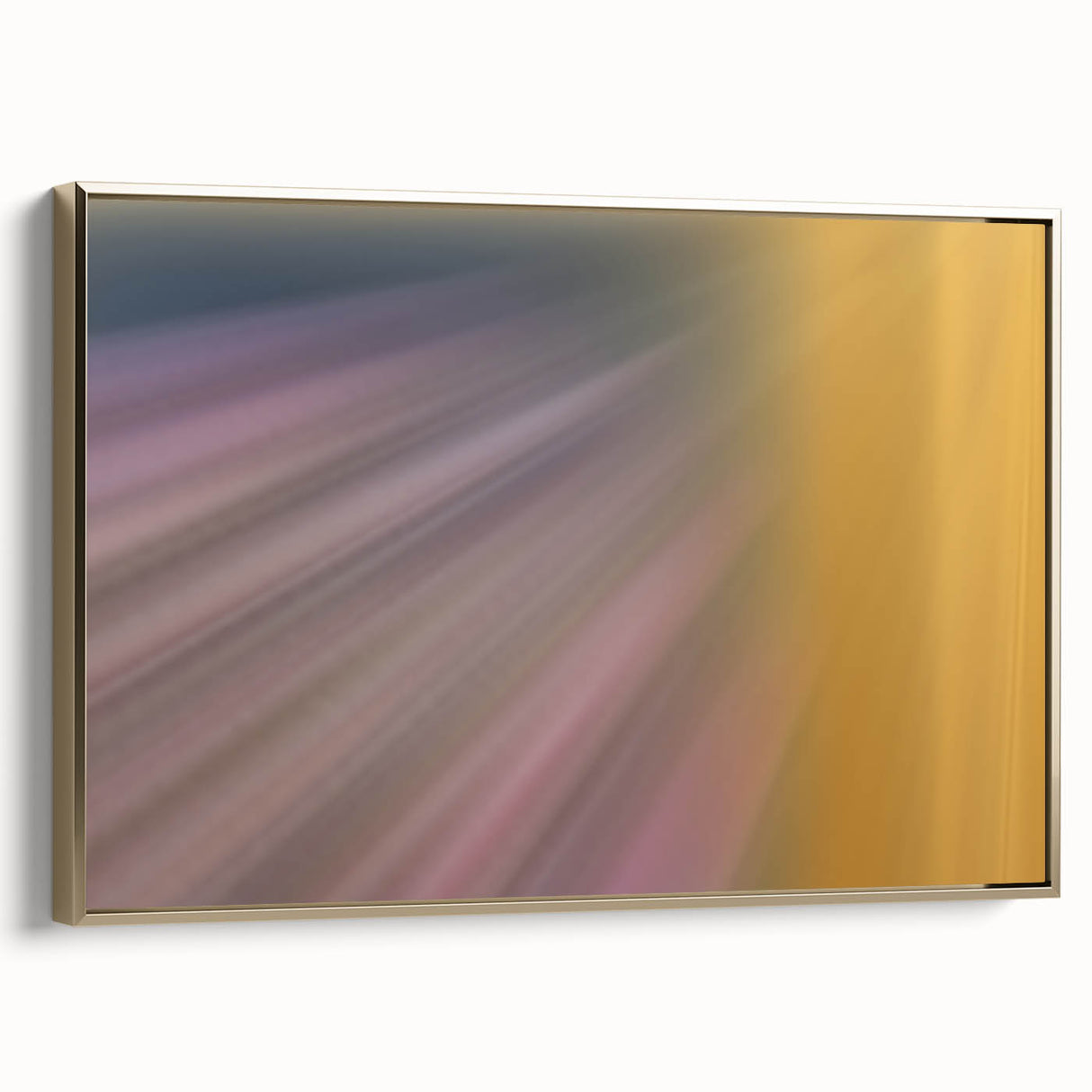 Radiant Light Beam Abstract Wall Art – Pastel Motion Photography