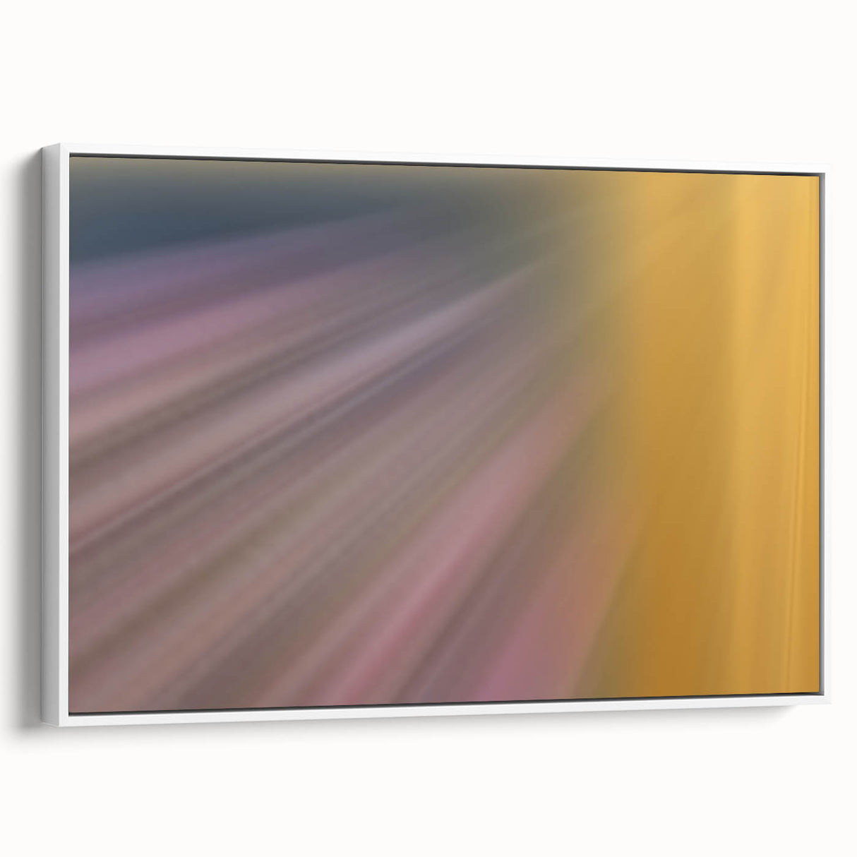Radiant Light Beam Abstract Wall Art – Pastel Motion Photography