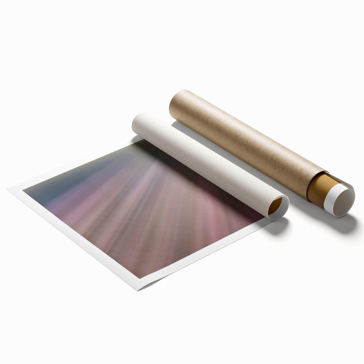 Radiant Light Beam Abstract Wall Art – Pastel Motion Photography