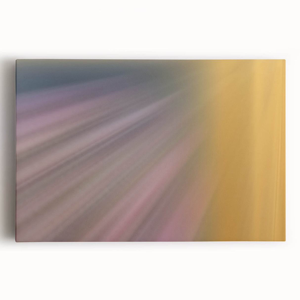 Radiant Light Beam Abstract Wall Art – Pastel Motion Photography