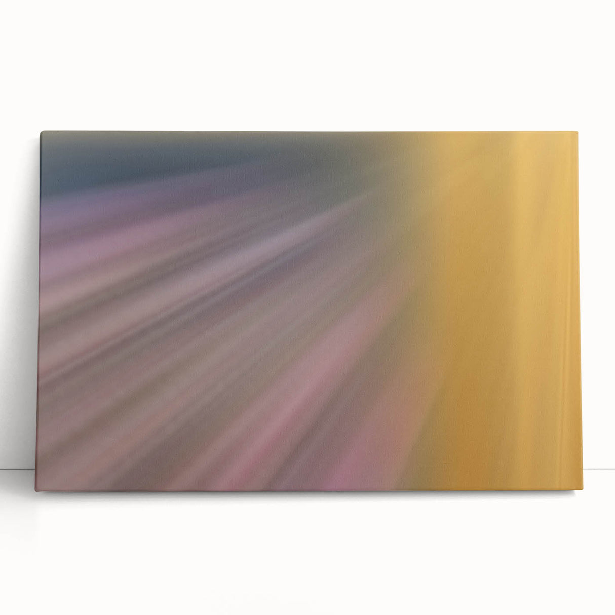 Radiant Light Beam Abstract Wall Art – Pastel Motion Photography