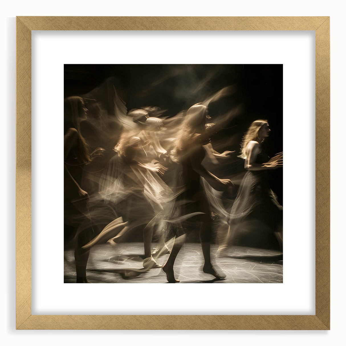 Rush of Emotion – Expressive Movement Emotive Wall Art Print