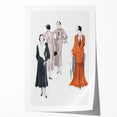 Elegant Art Deco Wall Art – Stylish 1920s Fashion Illustration