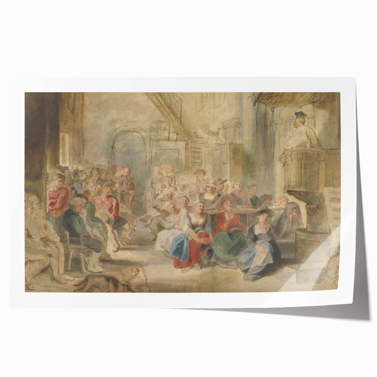 Baroque and Rococo Wall Art – Antique Classic Art Print Design