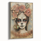Butterfly Catrina Portrait – Día de los Muertos Canvas Art