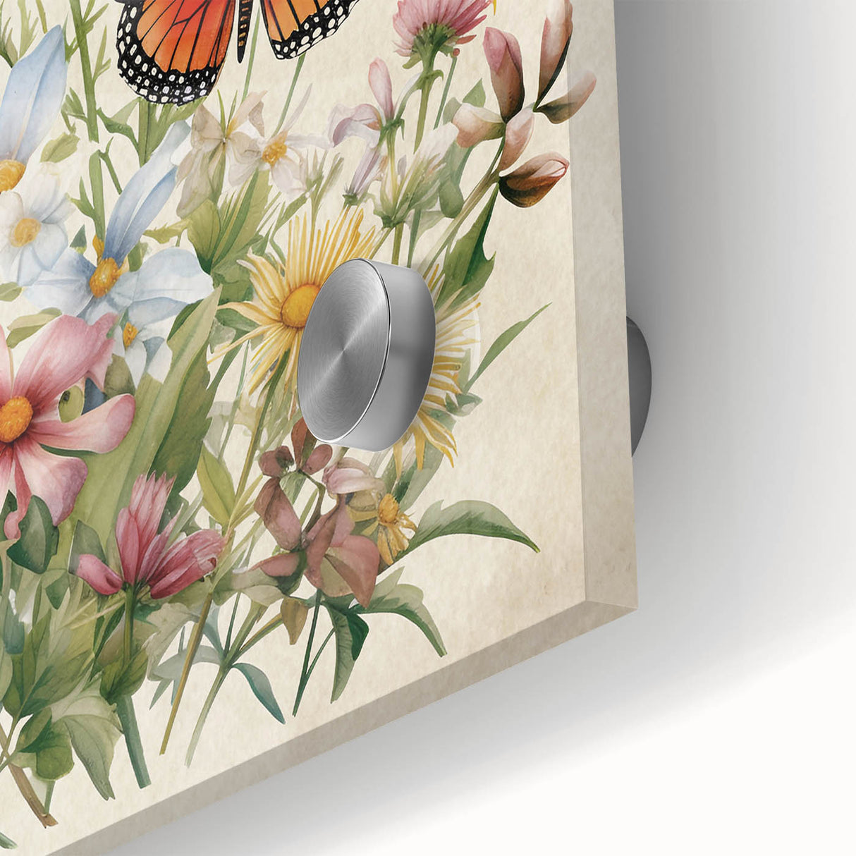Inspirational Floral Typography Art - "It Is Well" Canvas Print