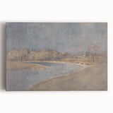 Classical Realism Art Print – Serene Landscape by the Water
