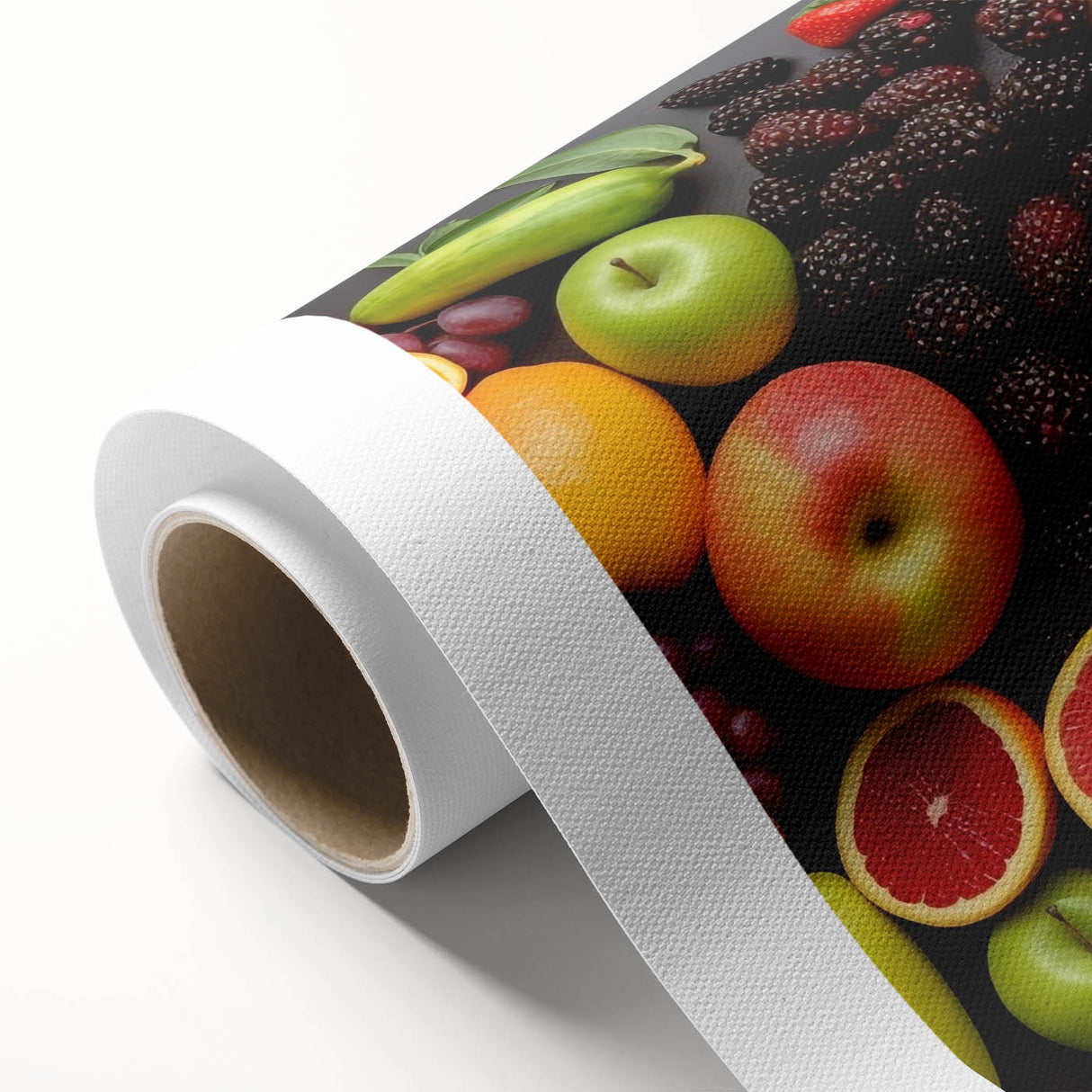 Vibrant Fruit Medley - Modern Kitchen Wall Art for Fresh Decor
