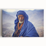 Large black and white canvas of African scenery, ideal for kitchen wall art.