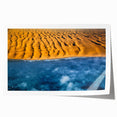 Extra large rolled print of Namibian landscape in muted earth tones, ideal for art wall dining room.