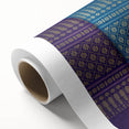 Art Deco poster of a Laos scenery in pastel shades on rolled canvas, ideal for nursery wall art.