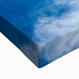 Large art canvas featuring a black and white landscape painting of Sri Lankan scenery, ideal for bedroom wall decor.