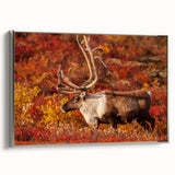 Landscape art painting of the Northwest Territories on a framed canvas.