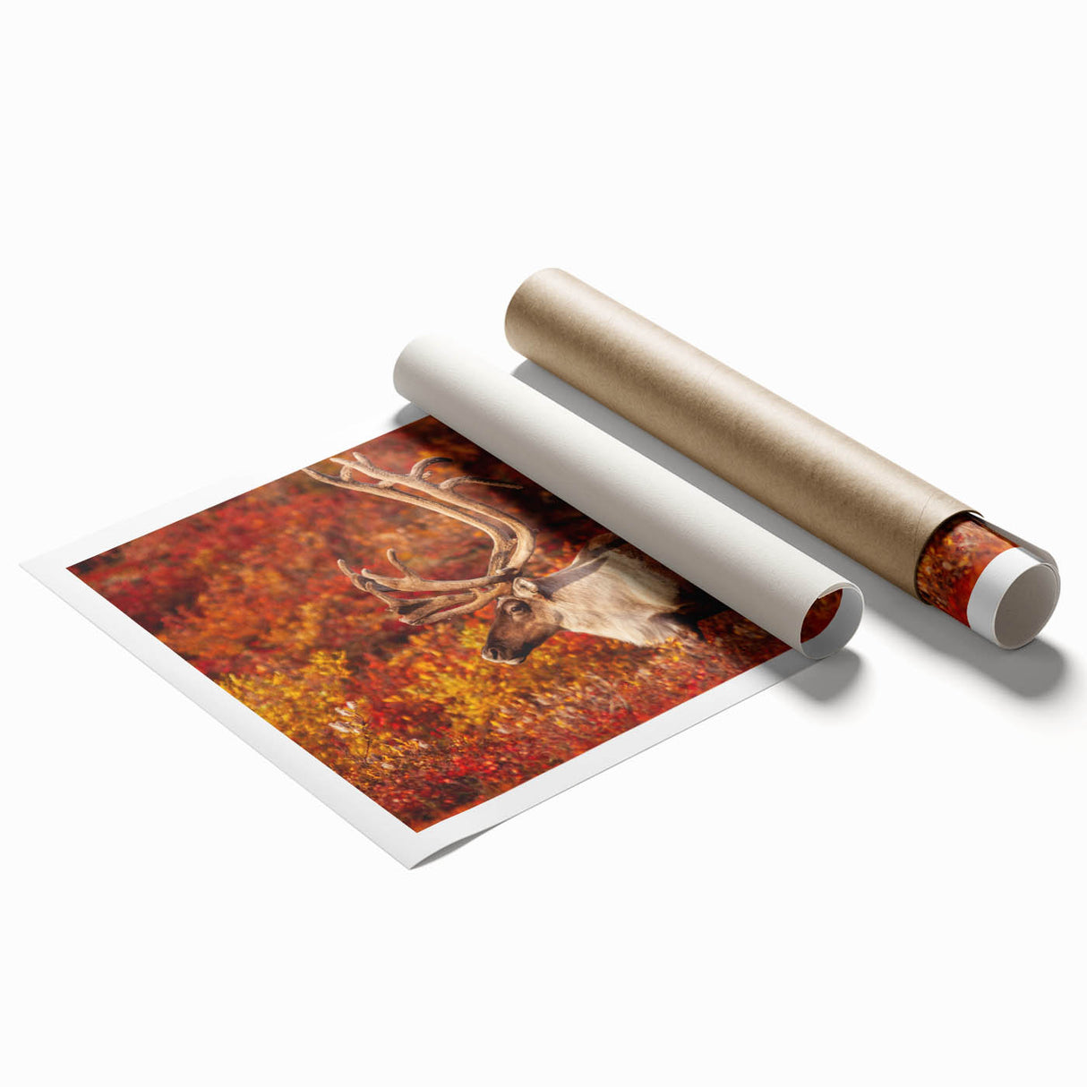 Extra large rolled print of a serene floral scene in soft pastel shades, ideal for classy bathroom wall art.