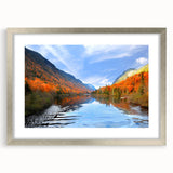 Textured abstract art print of Quebec scenery in muted earth tones on a framed canvas, ideal for bedroom art.