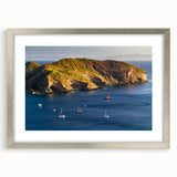 Textured abstract art print of a Nicaraguan landscape in muted earth tones, framed in silver, suitable for bedroom decor.
