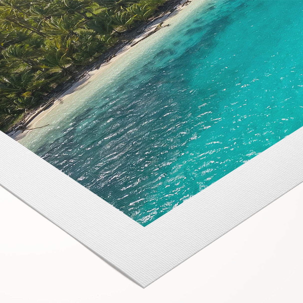 Art deco poster of a Panama scenery on rolled canvas, featuring vibrant tropical colors, ideal for dining room wall art.