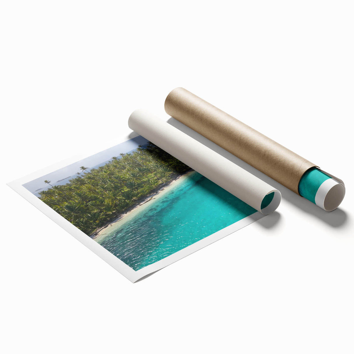 Extra large rolled print of a vibrant floral scene in Central America, ideal for classy bathroom wall art.