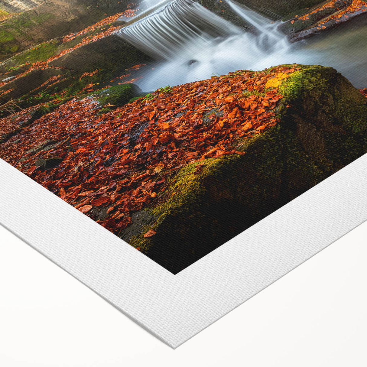 Art deco poster of a European Bulgarian landscape in muted earth tones on rolled canvas, suitable for dining room decor.