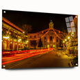 Acrylic print of Oxford scenery in muted earth tones, ideal for dining room or bedroom decor.