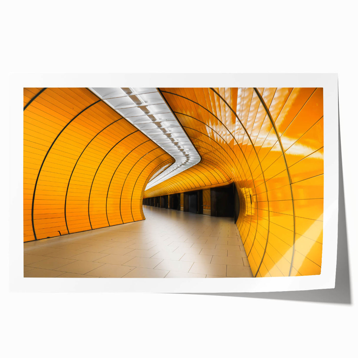 Rolled print of Munich scenery with vibrant floral elements, ideal for art wall dining room or classy bathroom decor.