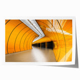 Rolled print of Munich scenery with vibrant floral elements, ideal for art wall dining room or classy bathroom decor.