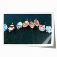 Rolled print of Cinque Terre scenery with vibrant coastal hues, ideal for art wall dining room.