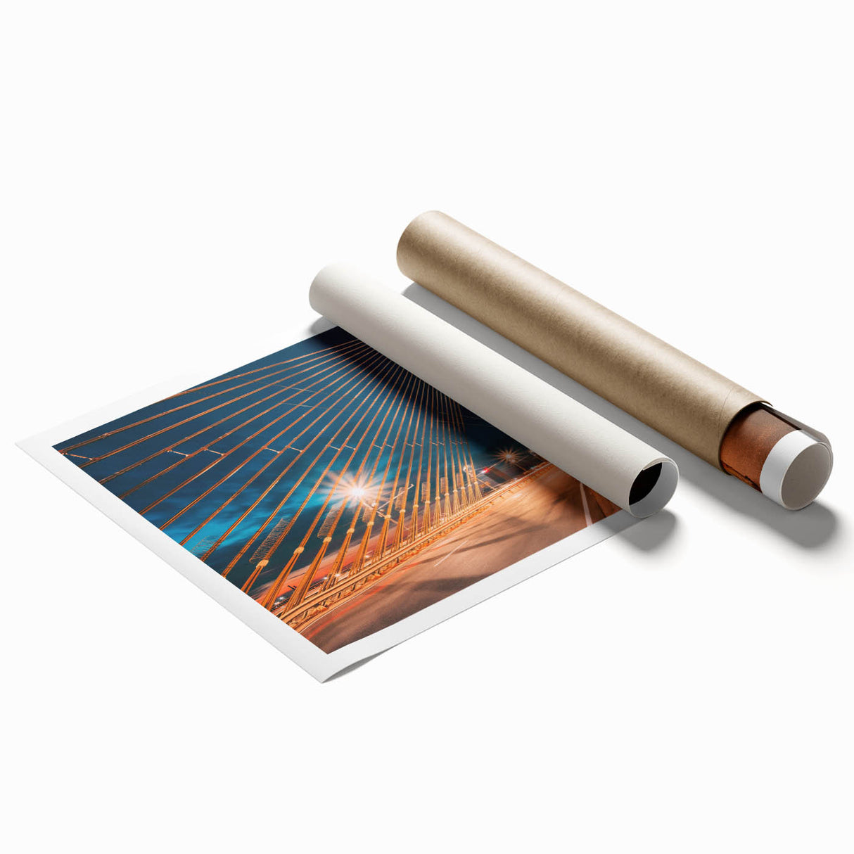 Extra large rolled print of a floral scene in Latvia, featuring soft pastel colors, ideal for classy bathroom wall art.