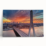 Black and white photo of a European cityscape on large stretched canvas, ideal for kitchen wall art.