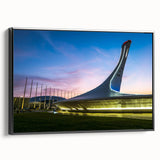 Black and white framed canvas featuring a vintage landscape of Sochi, ideal for bedroom wall art.