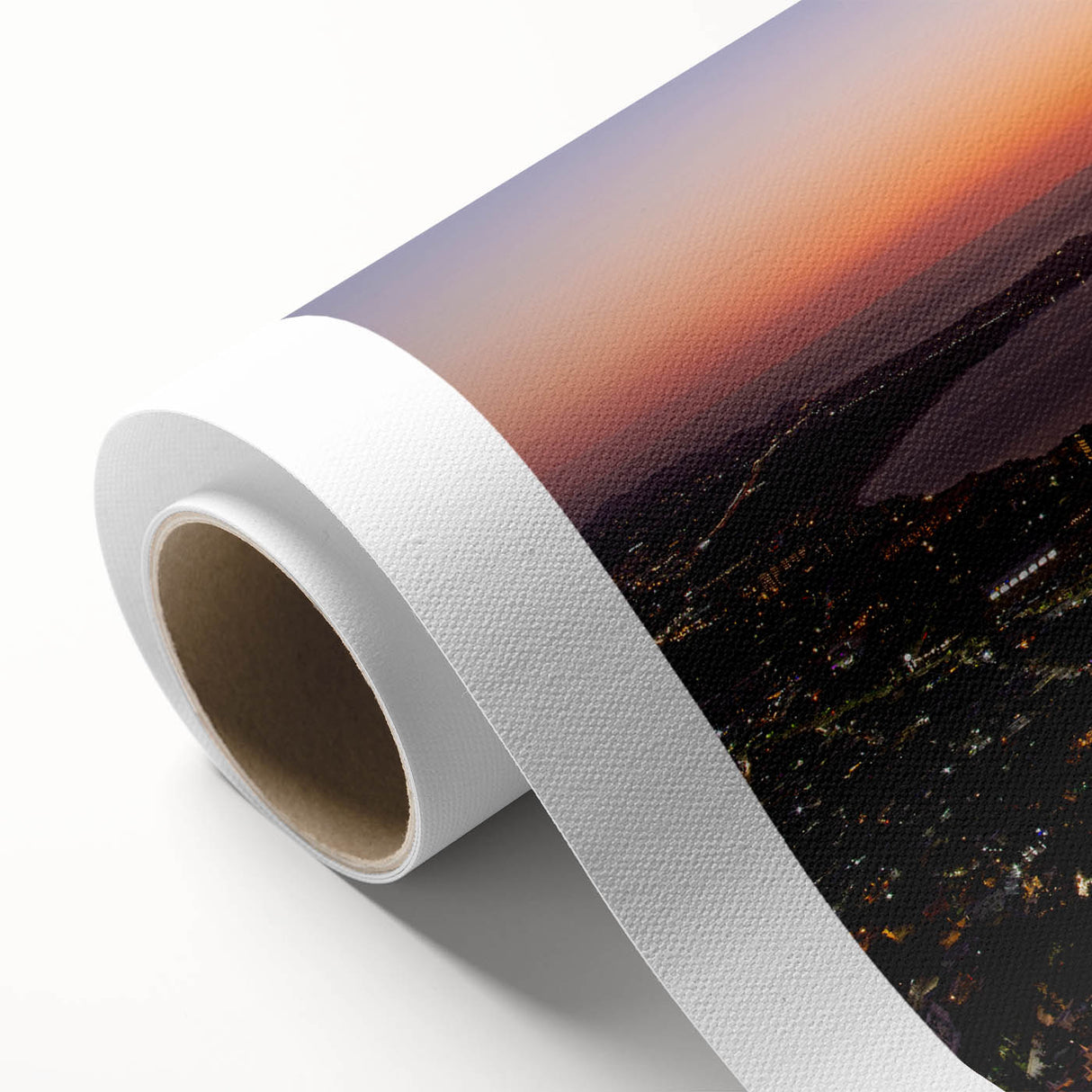 Art deco poster of Cabo San Lucas scenery on rolled canvas, featuring pastel shades, ideal for nursery wall art.