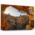 Acrylic print of Jerusalem scenery with soft earth tones, ideal for dining room art.