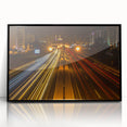 Large abstract wall art depicting a Middle Eastern landscape in muted earth tones on a framed acrylic.