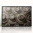 Large abstract wall art featuring a vibrant depiction of a Colombian landscape.
