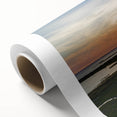 Art deco poster featuring Alabama scenery with soft pastel colors on rolled canvas, ideal for nursery wall art.