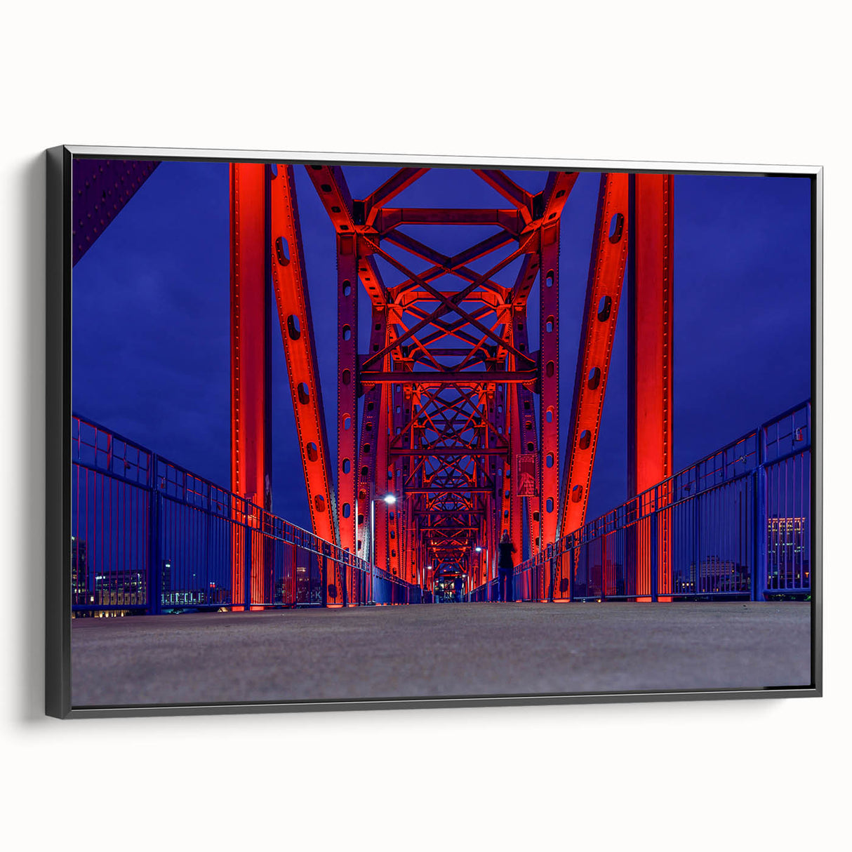 Black and white vintage poster art of Arkansas landscape on framed canvas, ideal for bedroom wall decor.