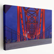 Arkansas scenery depicted in muted earth tones on a large stretched canvas, ideal for kitchen wall decor.