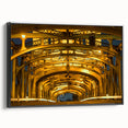 Black and white framed canvas depicting a vintage Sacramento landscape, ideal for bedroom wall decor.