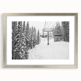 Textured abstract art print of Vail, Colorado, in muted earth tones on framed silver mat, ideal for bedroom art.