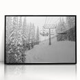 Large abstract wall art depicting Vail, Colorado scenery in muted earth tones on a framed acrylic.