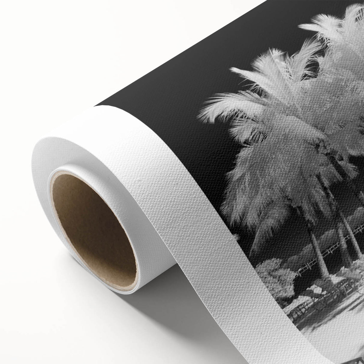 Art deco poster featuring Florida Keys scenery on rolled canvas with pastel shades, ideal for nursery wall art.