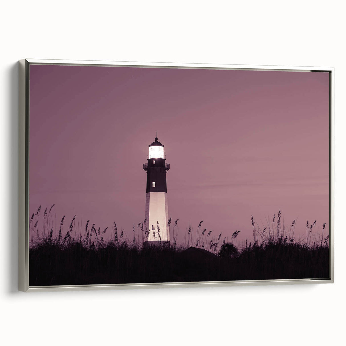 Framed canvas of a Savannah landscape painting in muted colors, ideal for adding a vintage touch to any room.