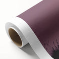 Art deco poster of Savannah scenery in pastel shades on rolled canvas, ideal for nursery wall art.