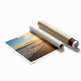 Extra large rolled print of Kauai, Hawaii, featuring lush greenery and waterfalls, ideal for classy bathroom wall art.